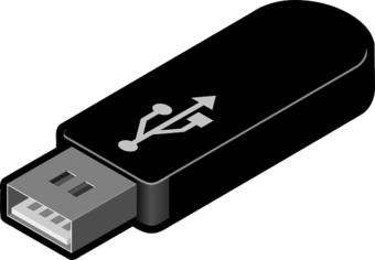 Schematisches Bild eines USB-Speichersticks
